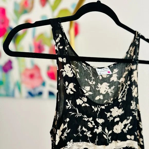 Intimately Free People Voile Lace Trapeze Mini Slip Dress - Picture 4 of 5